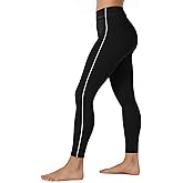 Aoysky Womens Buttery Soft High Waisted Drawstring Leggings 25'' Workout Running Gym Athletic Yoga Pants