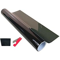 Amazon.com: 1 Roll Window Tint Film Dark Black 15% Light ...