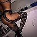 Women's Hollow Out Sparkle Rhinestone Fishnet Pantyhose Tights Sexy High Waist Fishnet Stockings Stand the trial