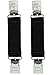 Hold'Em - Extra Sturdy Mitten Clips With Tight Grip, Must-Have Kid Glove Clips With Snowman Design for Kids, Toddlers & More, Keeps Winter Accessories Accessible, Black