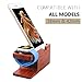 Aerb Rose Wood Charging Stand Bracket Docking Station Stock Cradle Holder for iPhone and Apple Watch 38mm 42mm