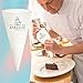 BakeLux 16-Inch Piping Bags (3 Pack) - Commercial Grade Reusable Cotton Icing Pastry Bags