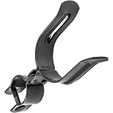 Heavy Duty Fork Latch (Bolt-in),1-5/8" x 2-7/8", Pressed Steel - Powder Coated, Fence Gate Latch with Hole for Padlock(Black, 1-5/8" x 2-7/8")