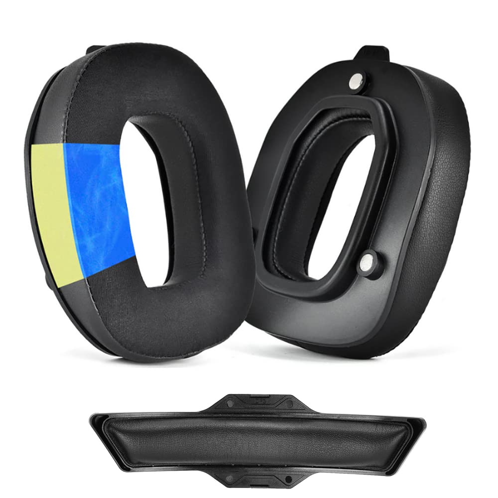 XBERSTAR Cooling Gel Earpads Replacement for Astro A50 GEN3 Headset - A50 Accessories/Ear Cushion/Ear Cups (Cooling Gel earpads+Leather Headband)