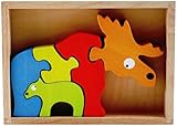 BeginAgain Moose Family Puzzle