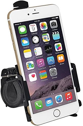AMZER Bicycle Bike Handlebar Holder Mount for iPhone 6, iPhone 6s, iPhone 7 – Black AMZER Bicycle Bike Handlebar Holder Mount for iPhone 6, iPhone 6s, iPhone 7 – Black