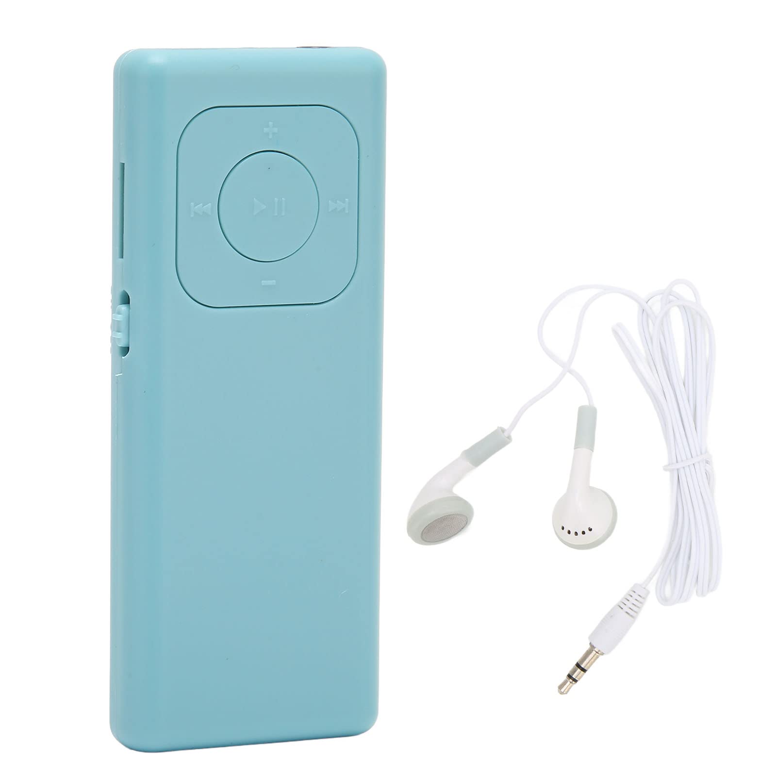 MP3 Player, 64G Memory Card Lightweight Lossless Music Lossless Decoding Portable Small Music Player, Stable Signal Wonderful Sound Quality for Students Travel Work(Blue)
