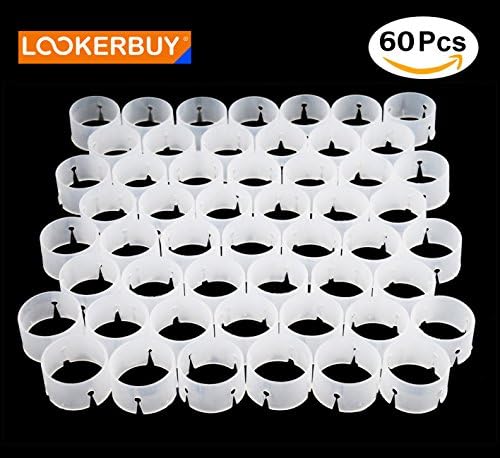 White Plastic Decorative Balloon Arch Folder Clips Party Hanging Ornaments Accessory (Round Shape)
