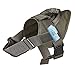 Lifeunion Tactical Dog Vest Nylon Patrol Waterproof K9 Service Dog Vest Harness for Training Hiking Outdoor Sports (Ranger Green,L )