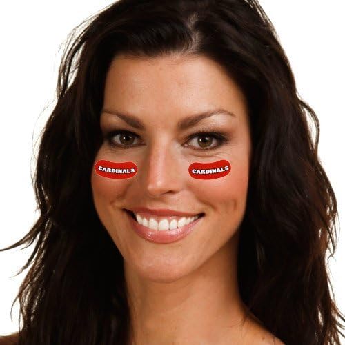 Cardinals Set of 4 Peel & Stick Football Fanatics Eye Strips