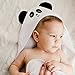 Cute Panda Bamboo Hooded Baby Towel with Ears – More Absorbent Than Cotton & Hypoallergenic- Ultra Soft - Our Large Bath Towels are a Great Baby Shower Gift for Boy or Girl Infants & Toddlers