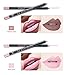 CCbeauty 12Pcs Lip Liner Pencil Set with Sharpener Professional Matte Lip Liner Long Lasting Waterproof Smooth Cosmetics Set of 12 Color