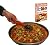 Greenwald Brands Kitchen Monster Pizza Cutter With Soft Grip Handle, Red