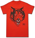NWO New World Order Wolfpac Logo Red T-shirt (Adult X-Large)