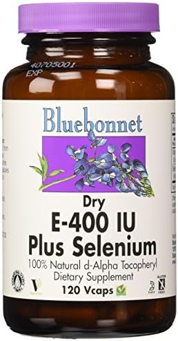 BlueBonnet Dry E-400 IU Plus Selenium Vegetarian Capsules, 120 Count by Blue Bonnet