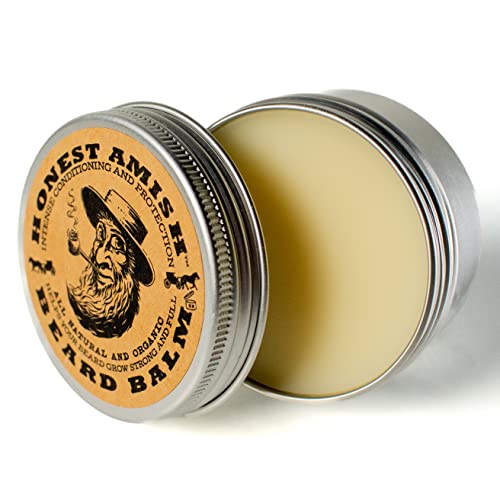 Honest Amish Bartbalsam Leave-in Conditioner - Hergestellt aus natürlichen und biologischen Zutaten - 2 Unzen Dose