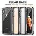 Potalux iPhone X Waterproof Case, iPhone Xs Waterproof Case Built in Screen Protector 360° Full Body Protective Shockproof Dirtproof IP68 Underwater Waterproof Case for iPhone X & iPhone Xs(5.8inch)