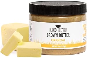 Black & Bolyard Original Brown Butter - Non-GMO, Sugar-free, Salt-Free, Grass-fed Butter - Caramelized & Seasoned - Gluten Free Ghee Butter/Clarified Butter Alternative - 5 Ounces