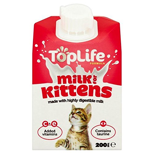 Toplife Lactose Reduced Cows Milk for Kittens 200ml (PACK OF 6)