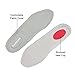 Footfeet Breathable Orthotics Insoles Sports Insoles with Arch Support - Best Shock Absorption & Cushioning Insoles for Plantar Fasciitis,Running,Flat Feet,Heel Spurs & Foot Pain - for Men & Women(S）