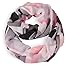 MissShorthair Women's Light Weight Colorful Painting Plaid Tartan Infinity Scarf