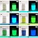 6 Color Pack Glow in The Dark Pigment Powder,Epoxy Resin Color Pigment - 25g Each,150g Total