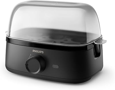 Philips 3000 Series HD9137/91 Egg Cooker 400W Family Size Black