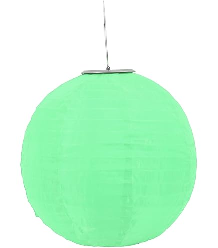 Gikmstpee 12-Inch Solar Chinese Lantern – Waterproof Hanging LED Light For Outdoor/Indoor Garden Decor (Purple)