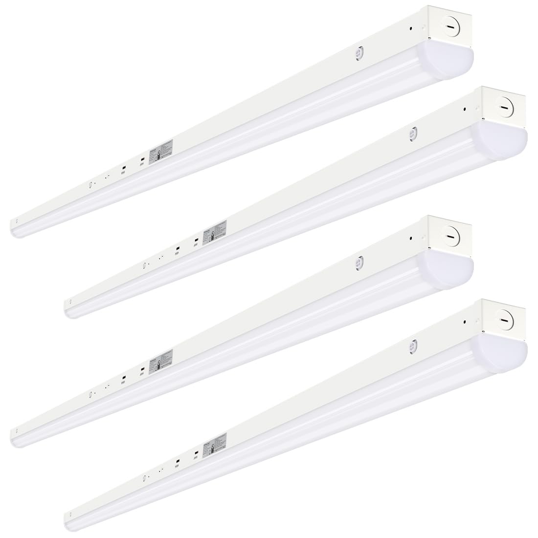 Photo 1 of Bekada 8FT LED Linear Light Fixtures, 90/70/60W & 35/40/5000K CCT Adjustable, 8’ Linear Shop Lights for Workshop, Office, Garage, 8Feet Commercial Bay Lighting Fluorescent Tube Replacement, 4Pack