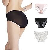 NMM Global Mulberry Silk Bikini Panties for Women, Ultra Breathable Underwear with 360 Stretch