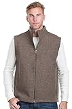 Ibex Arlberg Merino Wool Vest, DARK RYE HEATHER, Size XXLarge (50)
