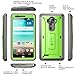 LG G4 Case, SUPCASE Full-Body Rugged Holster Case with Built-in Screen Protector for LG G4 2015 Release, Unicorn Beetle PRO Series - Retail Package (Green/Gray)