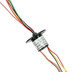 Electrical Slip Ring 12.5mm 300Rpm 6 Wires