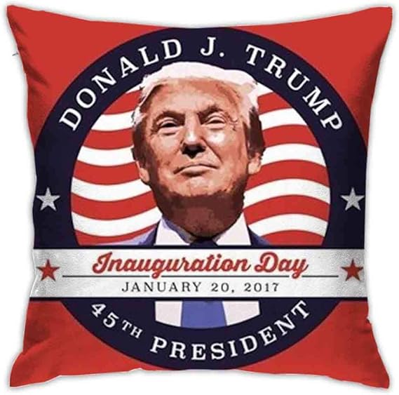 8 NBNWDHI Pillow Covers 18x18in，President Trump Inaugu