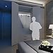 Motion Sensor Activated Night Lights Strip Battery Powered with Auto Timer for Kids Toddler Bathroom Toilet Motion Hallway Closet Night Light LED 2-PACK #B1MSC117W