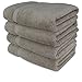 SALBAKOS - Premium 4 Piece Bath Towel Set, Made with 100% Turkish Cotton, Quick Drying, Highly Absorbent & Comfy Towels for Spa & Hotel | 27
