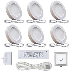 VST Under Cabinet Lighting Plug in with Wired Touch