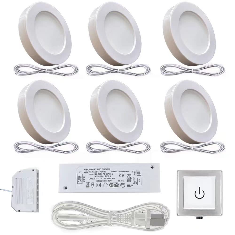 VST Under Cabinet Lighting Plug in with Wired Touch
