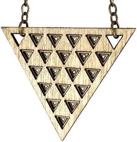EYEFUL | long triangle necklace
