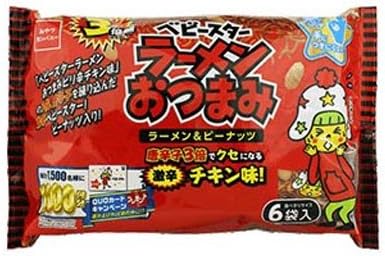 Amazon おやつカンパニー ベビースターラーメンおつまみ 激辛チキン味 6袋入 144g 24g 6袋 12コ入り おやつカンパニー スナック菓子 通販
