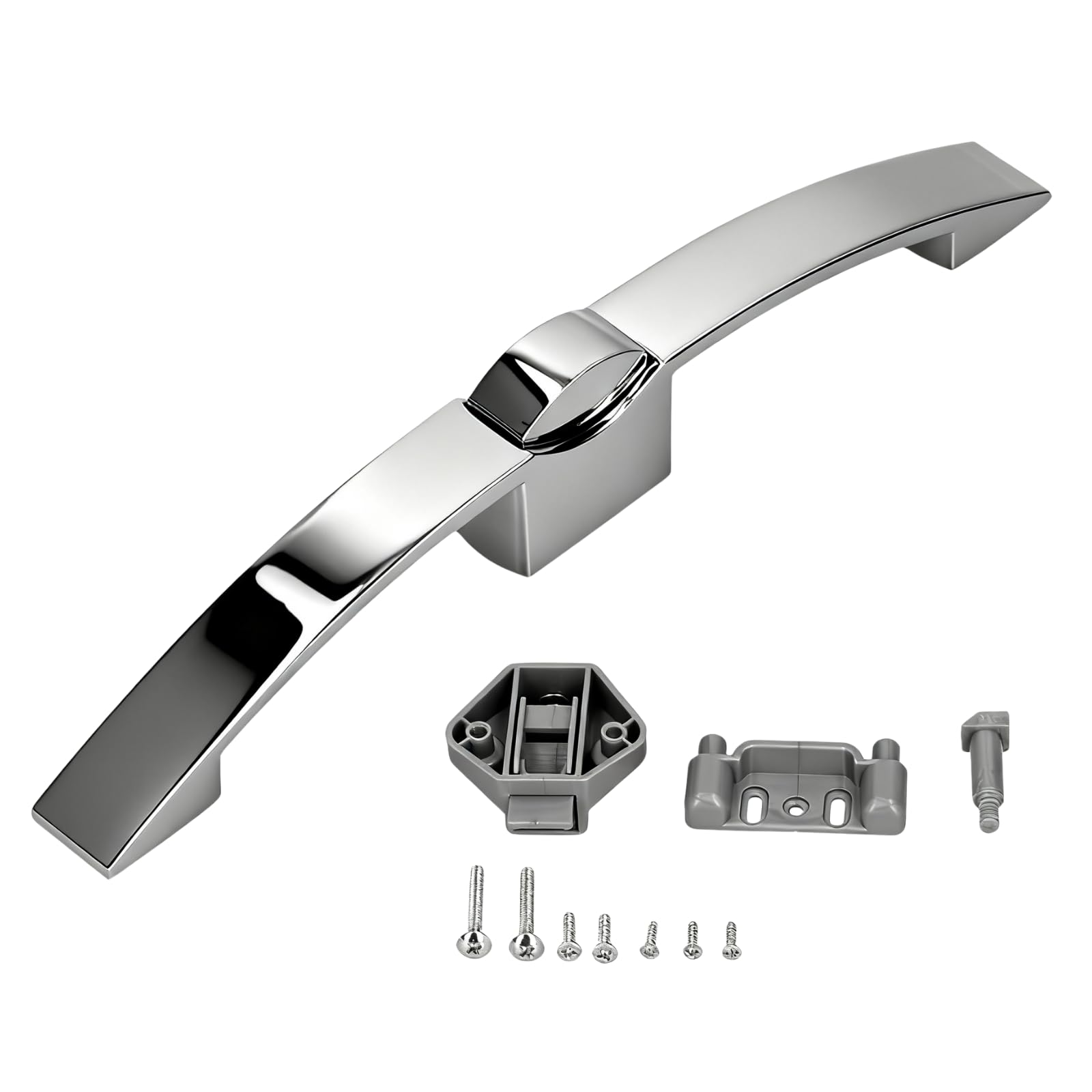 Verdant Touch Zinc Alloy Latch Lock Handle for Cabinet Door, Wall Cupboard Lock Handle Ideal for RV, Caravan, Boat, Yacht, Ship - Elegant Security Feature