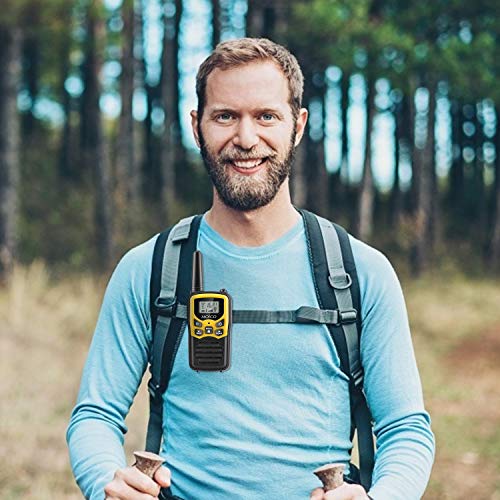 Professional Rechargeable Walkie Talkies,MOICO Long Range Two Way Radios for Adults up to 5 Miles in Open Area,Handheld Talkies Talky with 22 Channels FRS/GMRS VOX Scan LCD Display LED Flashlight - Thumbnail 7
