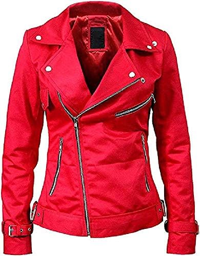Womens Riverdale Red&Black Southside Serpents Leather Jacket