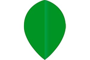 Ruthless Poly Plain Dart Flights | 75 Micron Pear Available in 7 colours and packs of 1, 3, 5 or 10