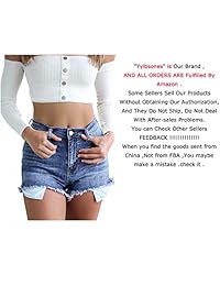 Pantalones cortos de mezclilla elásticos para dama