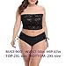 Zohamung Mid Rise String Adjustable Bathing Suit Tie Side Hipster Ruched Swimwear Bottoms Black