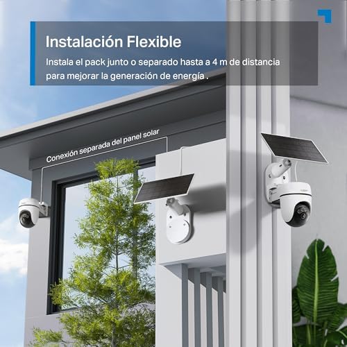 Kit C610 – Câmera de Vigilância WiFi ao Ar Livre 2K 3MP com Painel Solar, 360° PTZ, Bateria 6700mAh, Deteção Humana, Visão Noturna a Cor, Rastreamento AI, IP65 Wireless