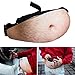Dad Bag Unisex Fanny Fake Belly Pack with Zipper Adjustable Belt Waist