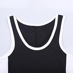 DLSMDOUS Men's Wrestling Singlets Sleeveless