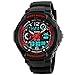 Takyae Kids Watch Sport Multi Function 30M Waterproof LED Alarm Stopwatch Digital Child Wristwatch for Boy Girl S- Red